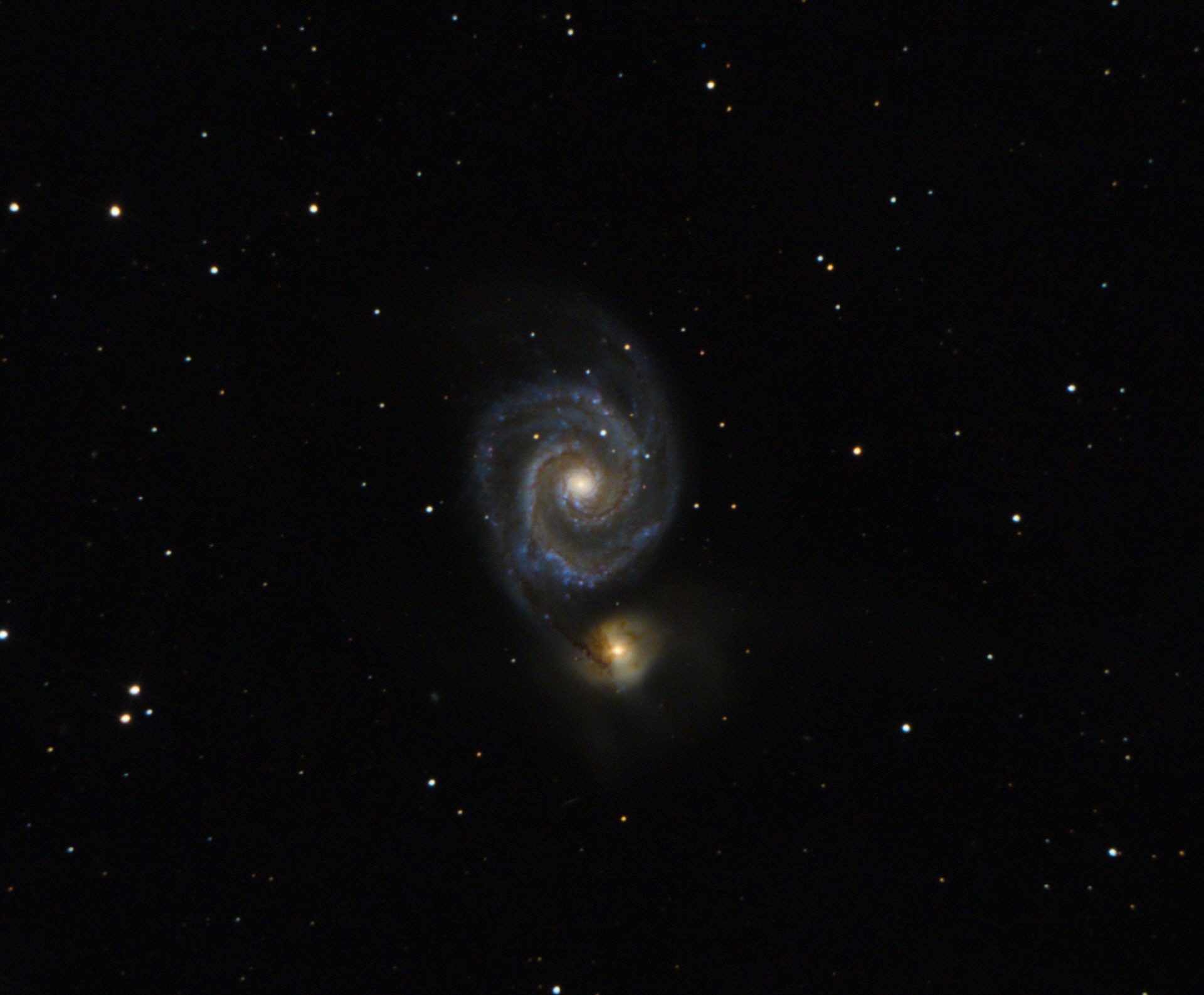 M51 Whirlpool-Galaxie